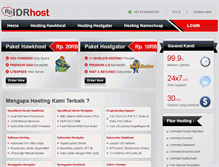 Tablet Screenshot of idrhost.com